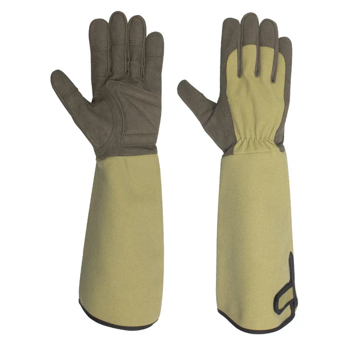 Gants de jardin FLORAHAND | Résistants aux épines & respirants | Gants longs pour dames | 1 paire