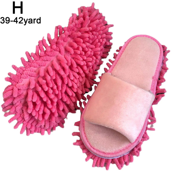CleanSteps Chaussons en Microfibre | Chaussures 2-en-1 & Mop | Lavables & Antidérapants | Convient à tous les types de sols