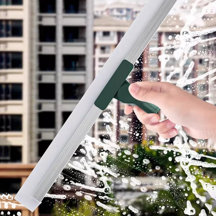 Flexiva Brosse de Nettoyage Télescopique avec Lame en Silicone | Pivotante à 180° | Pour Sols, Fenêtres & Salle de Bain
