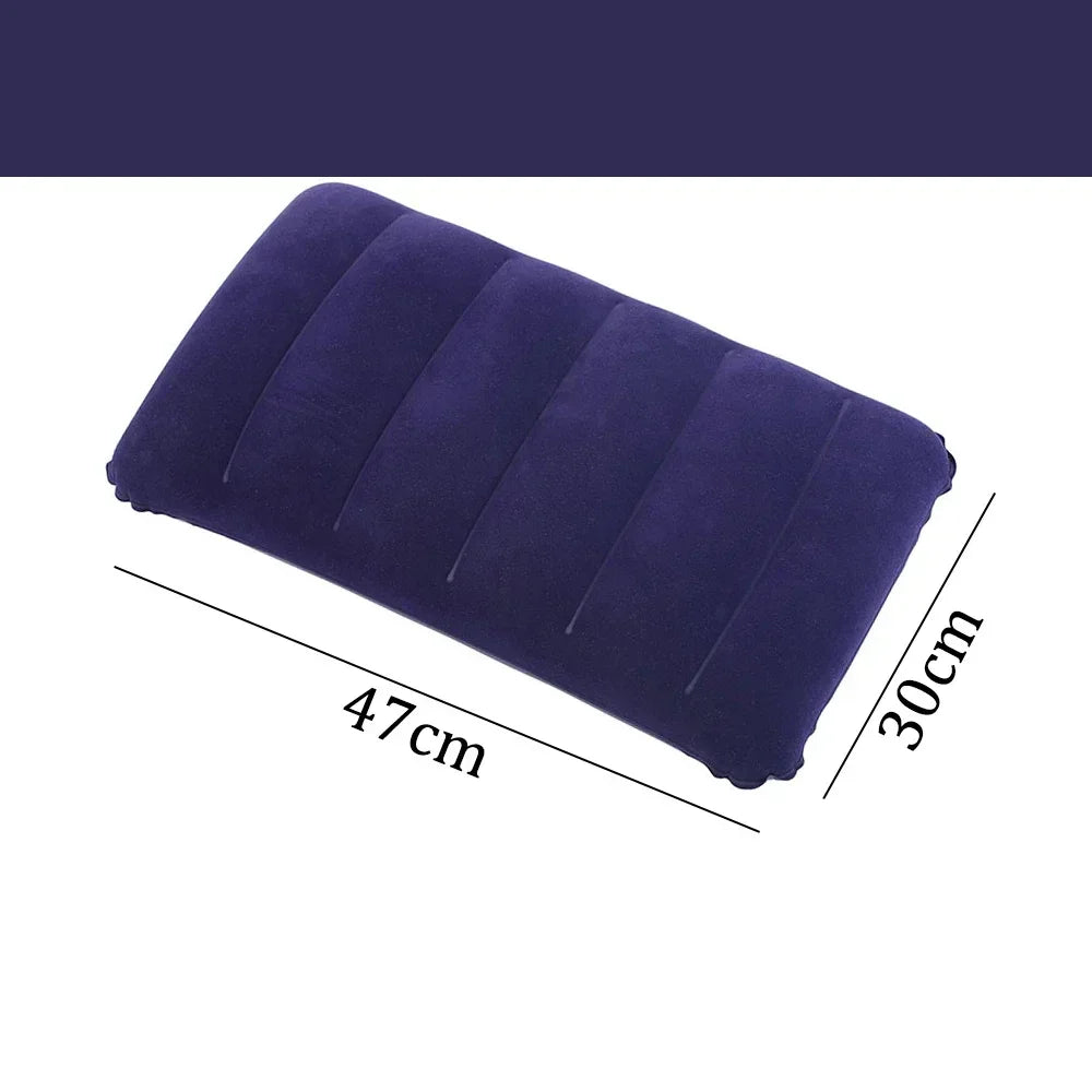 Coussin de voyage gonflable 47x30 cm | Pliable & Léger | Coussin d'air AirNest pour camping & voyages en avion