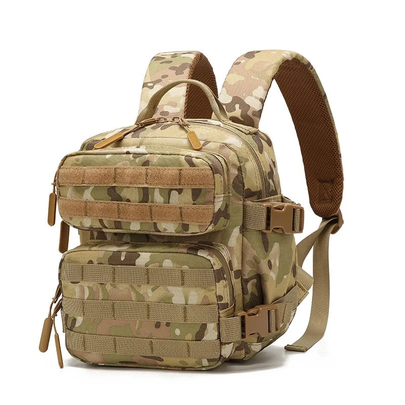 Tactivo Mini-Sac à Dos 9L | Sac à Dos MOLLE pour Activités de Plein Air | Compact & Résistant | Pour Randonnée, Camping & EDC