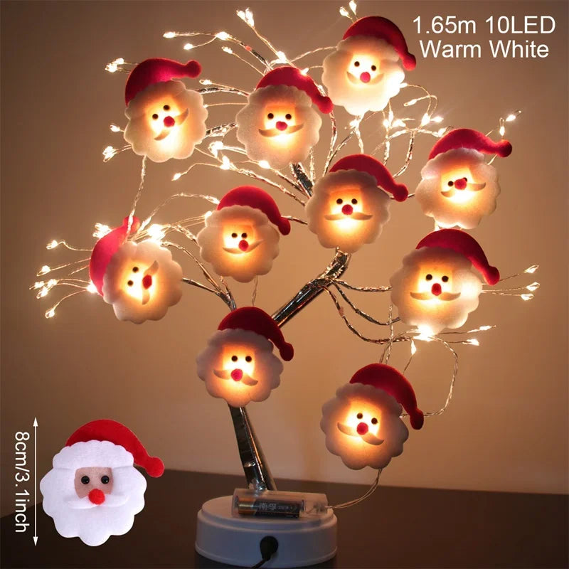 Guirlande lumineuse LED Bonhomme de Neige Frostella | Décoration de Noël Intérieure | Blanc Chaud & Fonctionnement sur Piles | Design Noël 2025