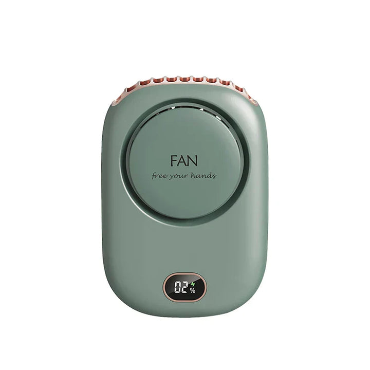 VENTIWISE Mini-Ventilateur | Turbo 3 Vitesses | Affichage LED & Batterie 2000 mAh | Compact & Rechargeable