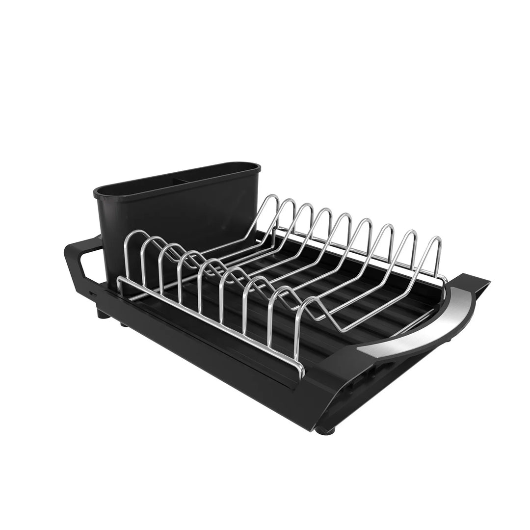 DryFlex Égouttoir télescopique | Extensible | Avec porte-couverts | Rangement de cuisine compact