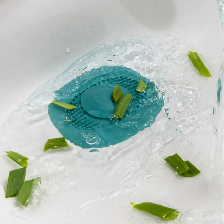 DrainGuard Écran de Drain en Silicone | Anti-Bouchage & Antidérapant | Pour Salle de Bain, Douche & Cuisine | Fines Mailles & Facile à Nettoyer