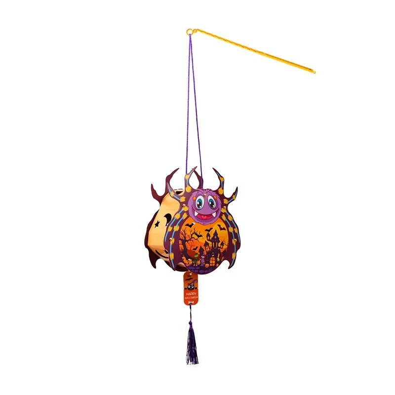 Lanterne Halloween PumpkinGlow | DIY Lanterne en Citrouille | Amusant pour les Enfants & Réutilisable | 5,6 × 12,6 cm