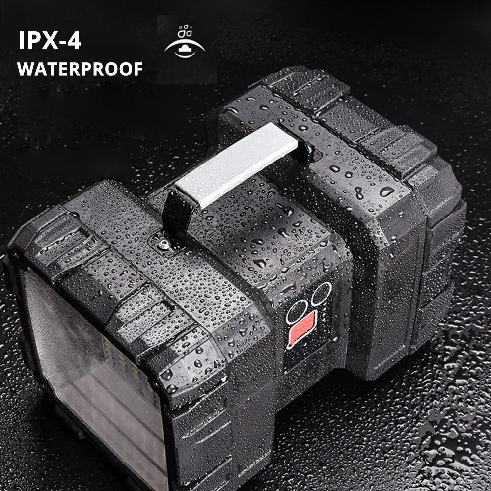 Projecteur LED à batterie DualonX Pro | 40 W | Lampe double avec 7 modes d'éclairage | Rechargeable et étanche IP64 | Fonction powerbank