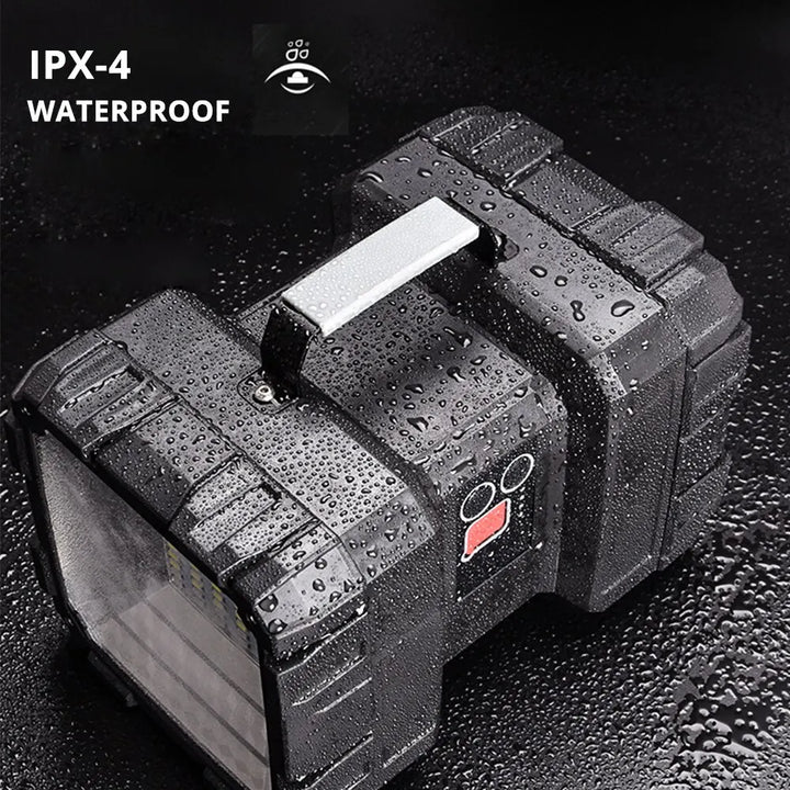 Projecteur LED à batterie DualonX Pro | 40 W | Lampe double avec 7 modes d'éclairage | Rechargeable et étanche IP64 | Fonction powerbank