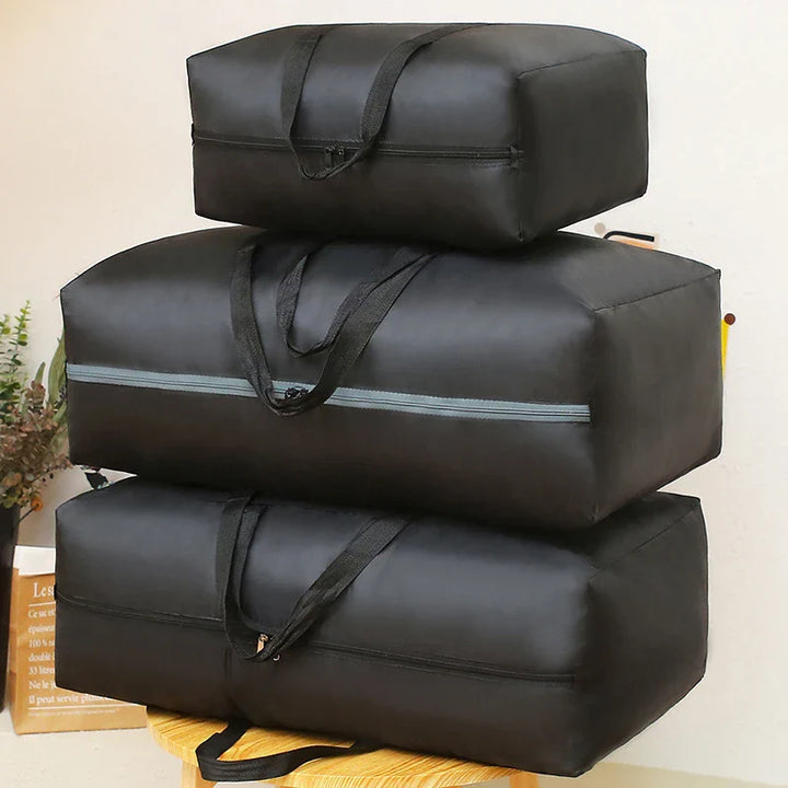 StauraumPro Sac de rangement pliable | Grand volume | Résistant et respirant | Pour vêtements, couvertures et jouets