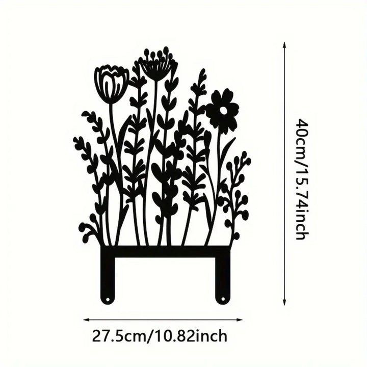 KeyLuma Porte-clés mural | Support de clés en métal avec 5 crochets | Crochet mural noir avec motif décoratif | Design robuste & Surface de haute qualité