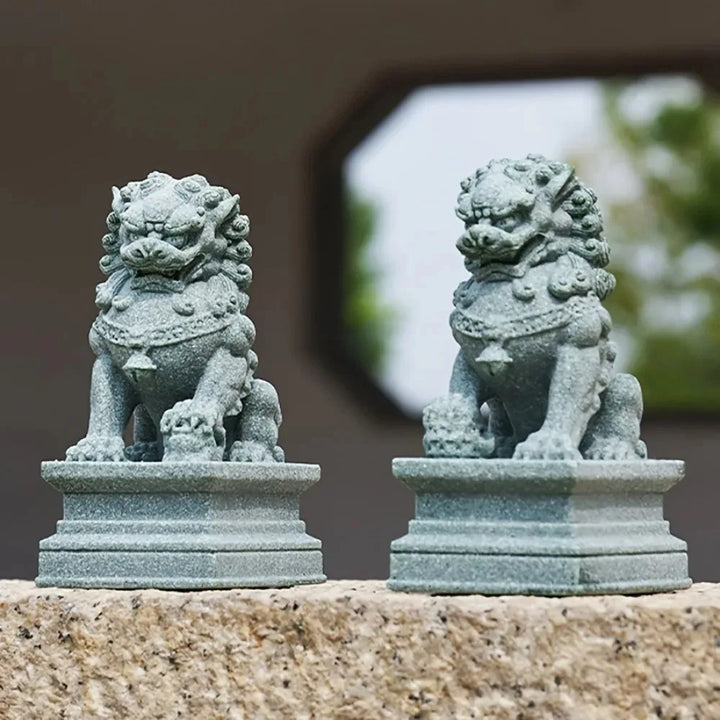 LioraGuard | Figurines de Lions Gardiens | Décoration Feng Shui Chinoise | Protection & Harmonie pour la Maison et le Bureau