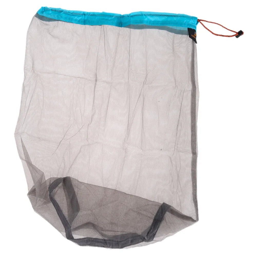 TrekSack MeshLite Sac en Maille Ultra Léger | Sac à Dos Respirant avec Cordon de Serrage | Différentes Tailles S–XXL | Pour la Randonnée, le Camping & les Voyages
