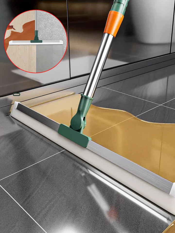 Flexiva Brosse de Nettoyage Télescopique avec Lame en Silicone | Pivotante à 180° | Pour Sols, Fenêtres & Salle de Bain