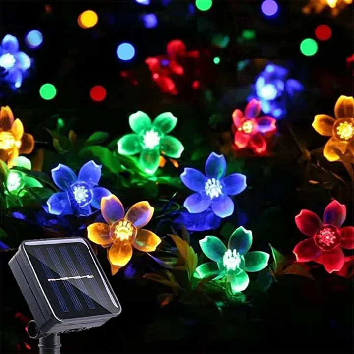 LumiSola Guirlande lumineuse solaire | 20–100 LEDs | Blanc chaud, Blanc ou RGB | 8 modes | Pour jardin & balcon | 5–12m