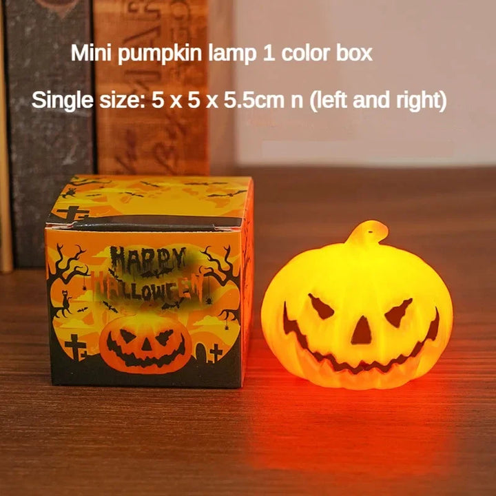 Lanterne Halloween JackoGlow | Éclairée par LED | Décoration de citrouille réutilisable | Salon, jardin & fête