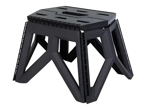 CampFold Tabouret Pliant | Tabouret de Camping Pliable | Haute Capacité de Charge | Compact & Résistant aux Intempéries