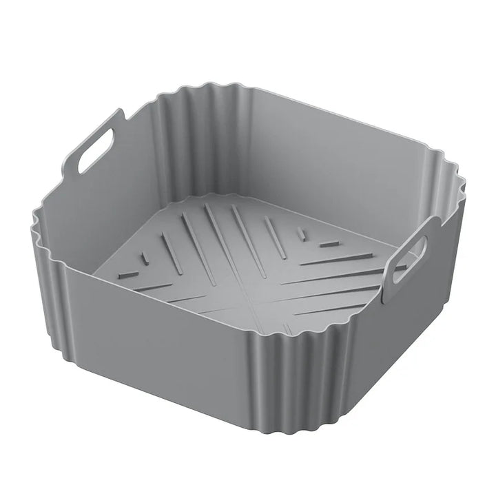 CrispEase | Insert en silicone pour friteuses à air chaud | Réutilisable & Antiadhésif | Ø 22,5 cm | Pour modèles de 5 à 8 QT