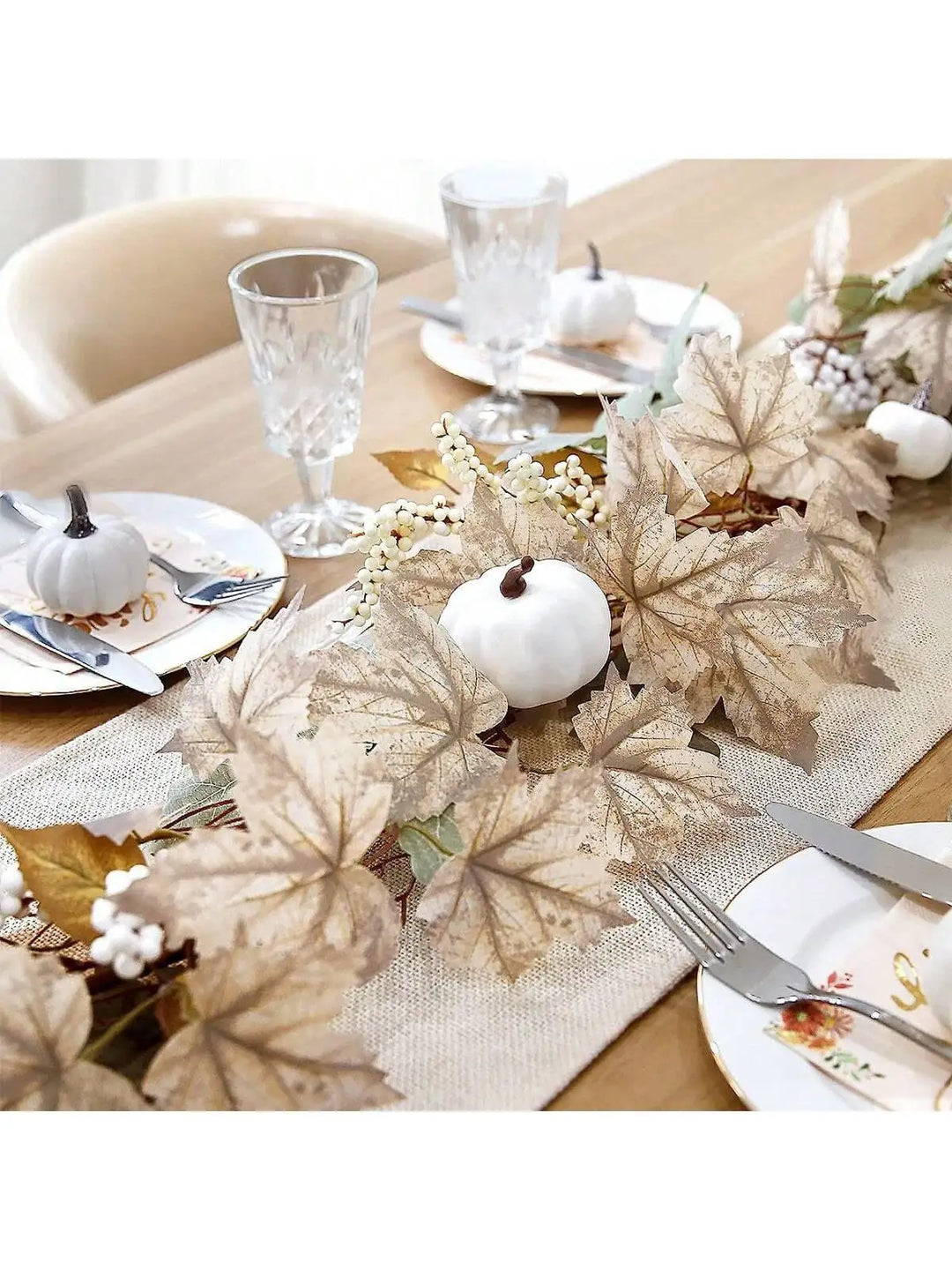 LeafLoom | Guirlande suspendue en feuille d'érable | Décoration d'automne pour l'intérieur et l'extérieur