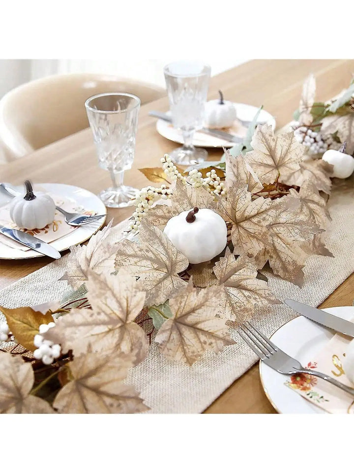 LeafLoom | Guirlande suspendue en feuille d'érable | Décoration d'automne pour l'intérieur et l'extérieur