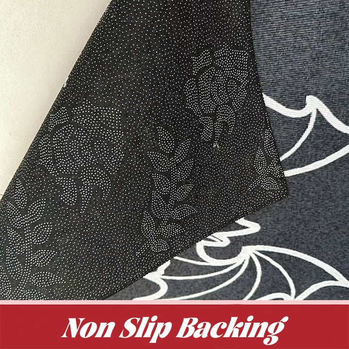 Tapis de Noël HollyStep | Design Père Noël & Pain d'Épices | Antidérapant & Lavable | Pour Intérieur & Extérieur | Édition 2026