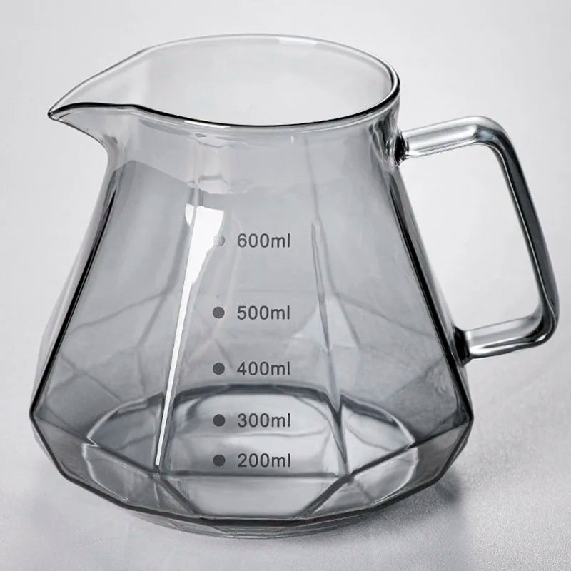AromaCloud Cafetière | Set Pour Over | Verre Borosilicaté | 400 ml & 600 ml