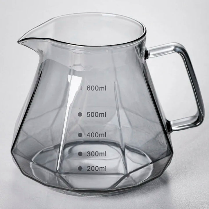 AromaCloud Cafetière | Set Pour Over | Verre Borosilicaté | 400 ml & 600 ml