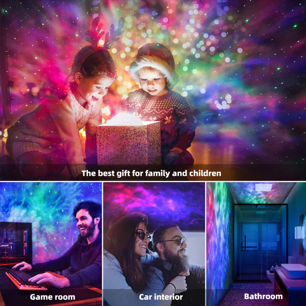 Nebuligh Smart Galaxy Projecteur d'étoiles | Contrôle par application et vocal | 16 millions de couleurs | Minuterie et mode musique | Compatible avec Alexa et Google Home