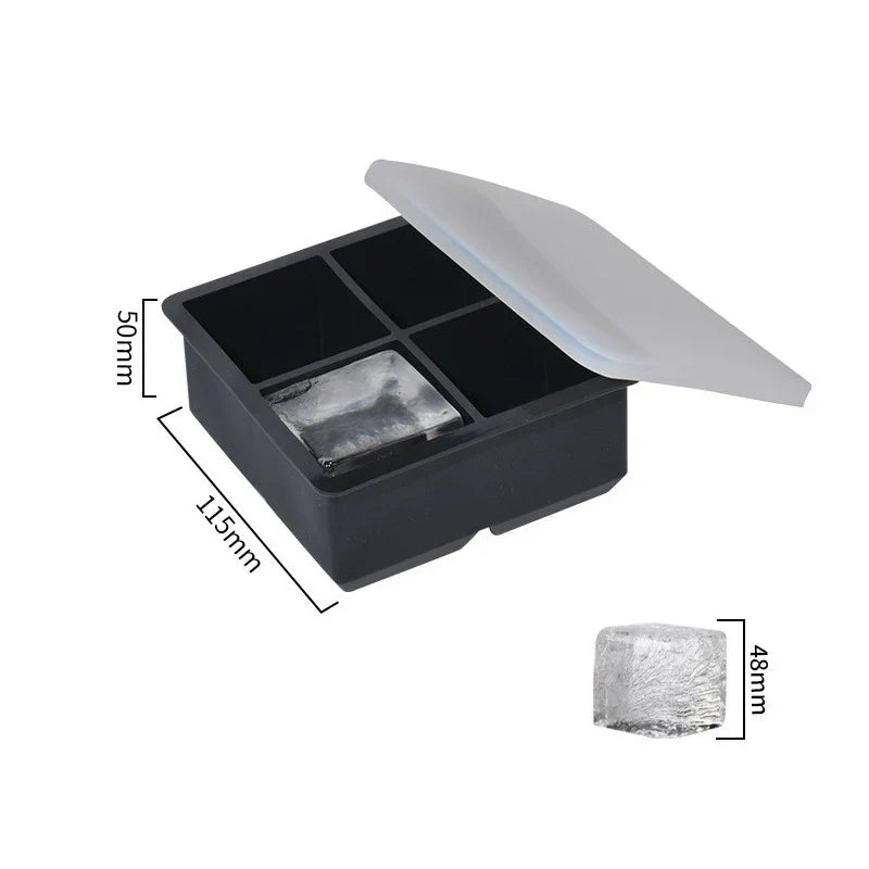 FrostForm Grand Moule à Glace en Silicone | Sans BPA & Flexible | Pour Glaces XXL, Cocktails & Cuisine | Facile à Nettoyer