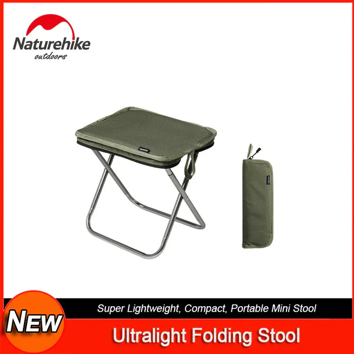 TREKFORT Chaise Pliante Outdoor | Ultra légère & stable | Siège rembourré | Capacité de charge jusqu'à 120 kg | Pour le camping, la pêche & la randonnée