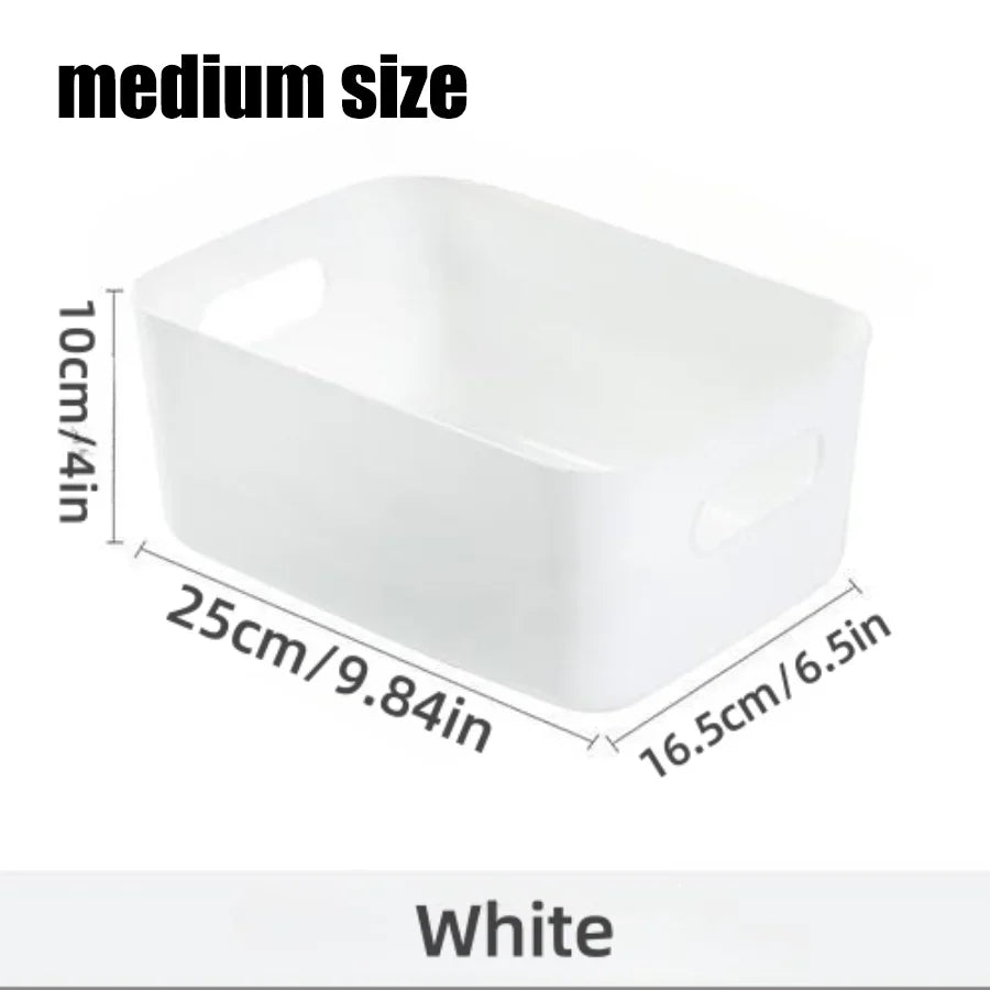 Boîte de rangement Orglino en PP | Empilable & Polyvalente | Pour la salle de bain, la cuisine, le maquillage & le bureau | En 3 tailles & 3 couleurs