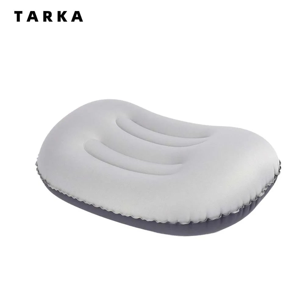 AirNest Coussin de Camping Gonflable | Compressible & Pliable | Support de Cou pour Camping, Randonnée & Voyage