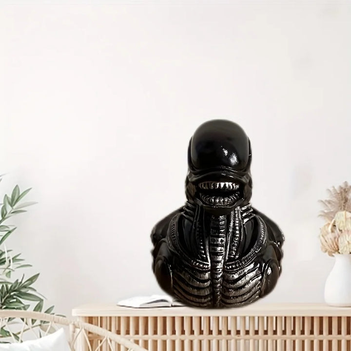 Figurine de Canard Alien en Résine | Canard Extraterrestre Amusant | Décoration en Résine pour Bureau, Voiture & Maison