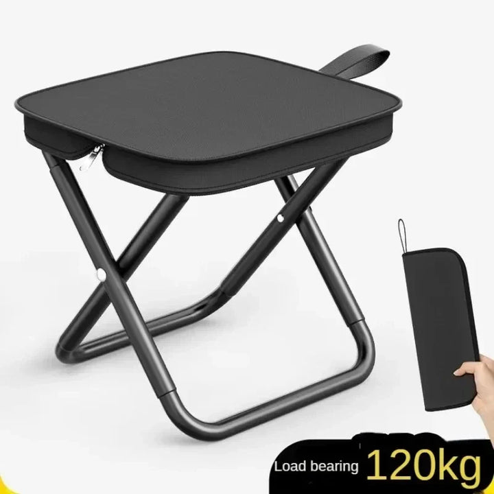 TrekkFlexx Chaise de Camping Pliable | Ultra-légère & Portable | Pour Pêche, Pique-nique & Voyages