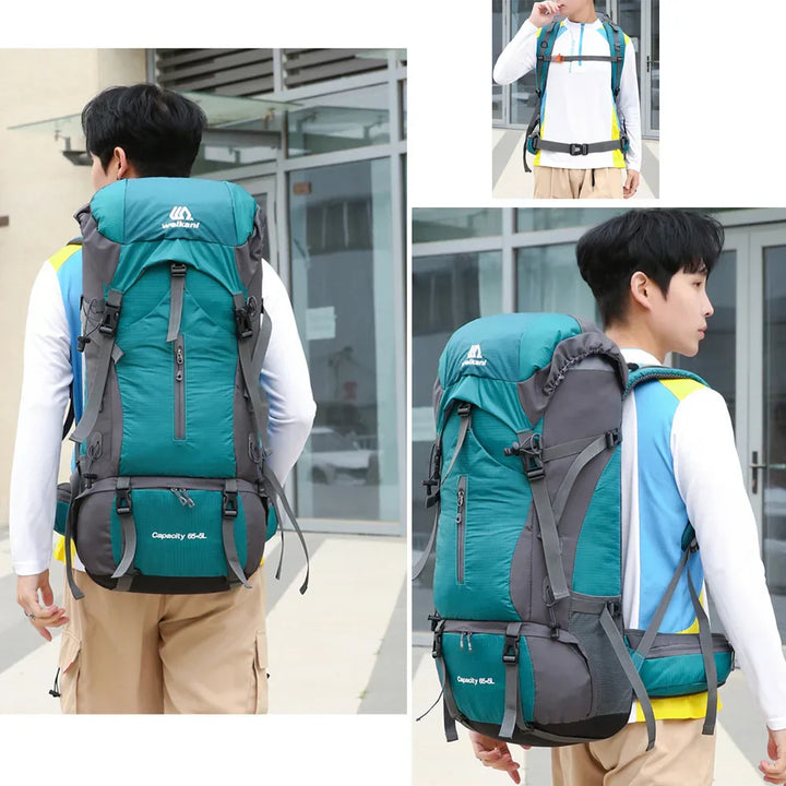 Alpivento 70L Sac à dos de trekking | Sac de camping imperméable avec protection contre la pluie | Grand sac à dos de plein air pour la randonnée, l'alpinisme et les voyages  Marque :