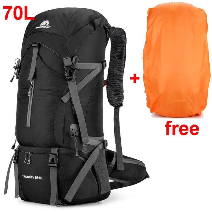 Alpivento 70L Sac à dos de trekking | Sac de camping imperméable avec protection contre la pluie | Grand sac à dos de plein air pour la randonnée, l'alpinisme et les voyages  Marque :