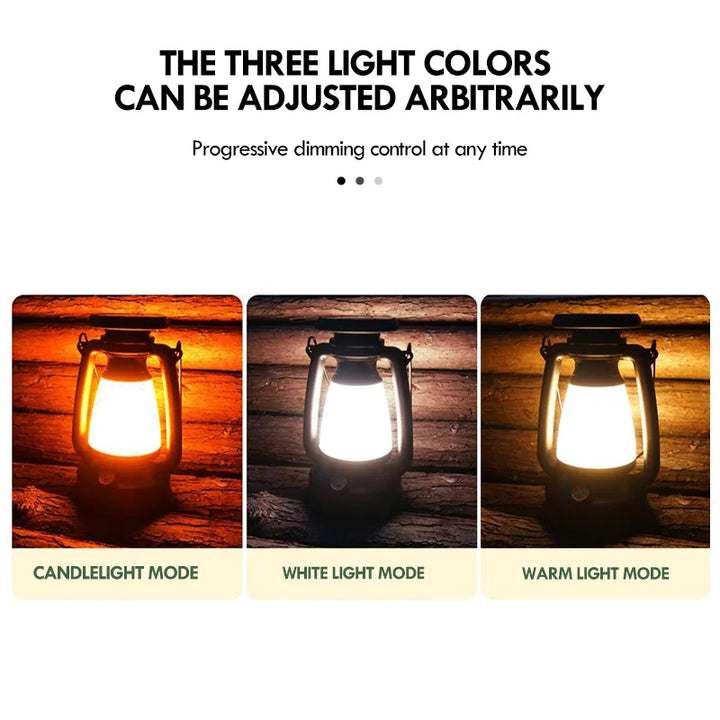 Nostalux Lampe Rétro | Lampe de Table LED avec Télécommande | Rechargeable & Décorative | Pour la Maison, le Camping & le Bar