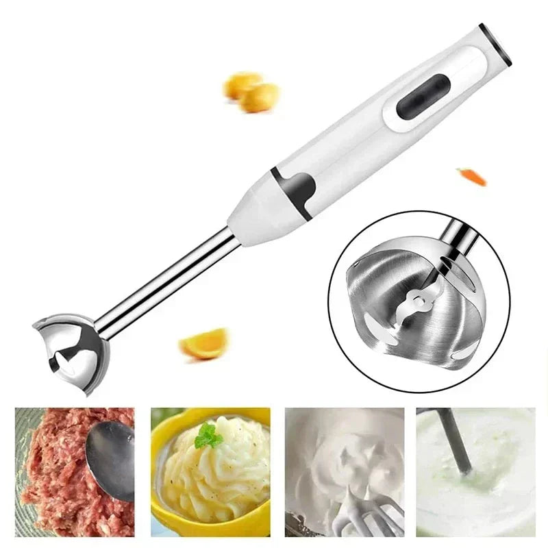 MixPro | Mixeur plongeant 400W | Pied mixeur en acier inoxydable | Smoothies, soupes & nourriture pour bébés | Ergonomique & protection contre les éclaboussures
