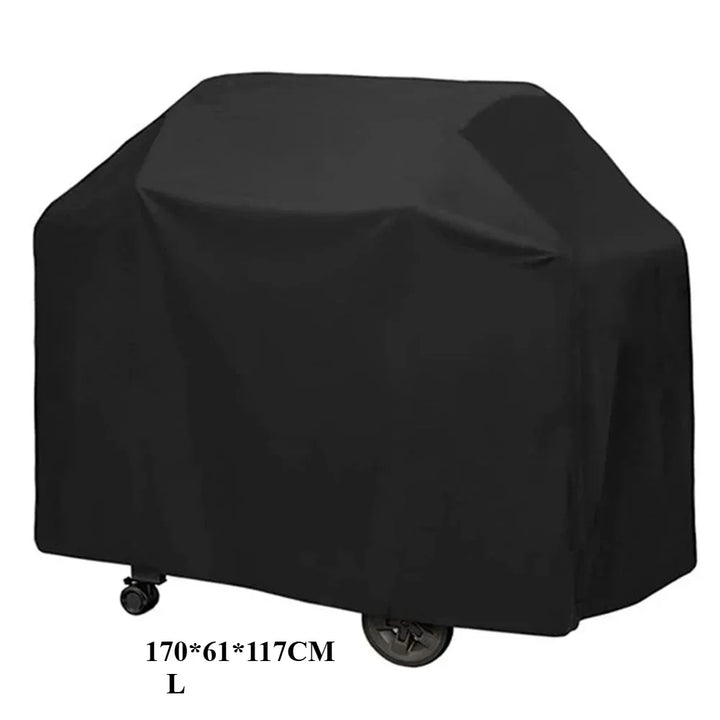 Housse GrillGuard Pro | Imperméable & Résistante aux UV | Résistante au Vent avec Cordon de Serrage | Pour Barbecue à Gaz, BBQ & Mobilier de Jardin