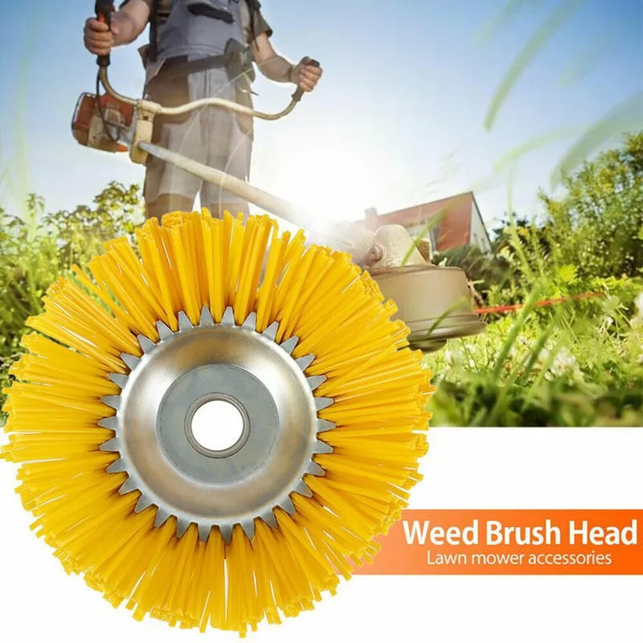 WeedMaster 220 | Roue de désherbage de 8 pouces avec tête en nylon | Pour coupe-bordures & débroussailleuses | Pour joints de pavés & bordures