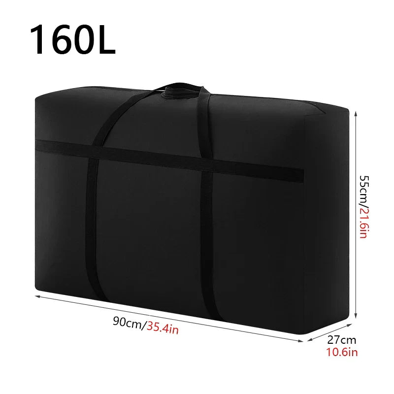 StauraumPro Sac de rangement pliable | Grand volume | Résistant et respirant | Pour vêtements, couvertures et jouets