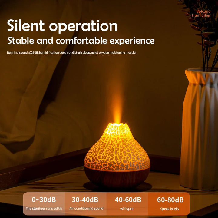 Humidificateur d'Arome Vulano | Technologie Nano-Spray | Lumière nocturne 7 couleurs | Ultra-silencieux & Sûr