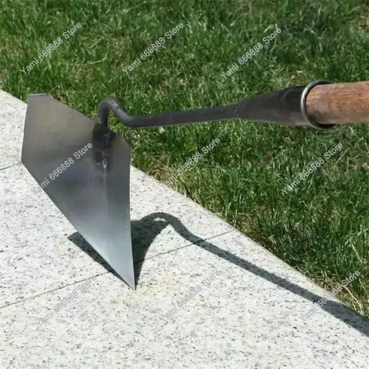 TerraForge tête de pioche en acier manganèse | 42 cm de prise incurvée | Résistant à la rouille & Extrêmement robuste | Pour le retournement du sol & l'élimination des mauvaises herbes
