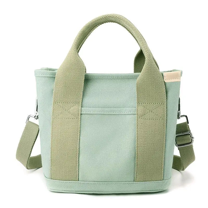 Sac à main Damentasche Tovèra CanvasMini | Petit sac bandoulière avec fermeture éclair | Sac en toile à la mode | 23×15×21 cm