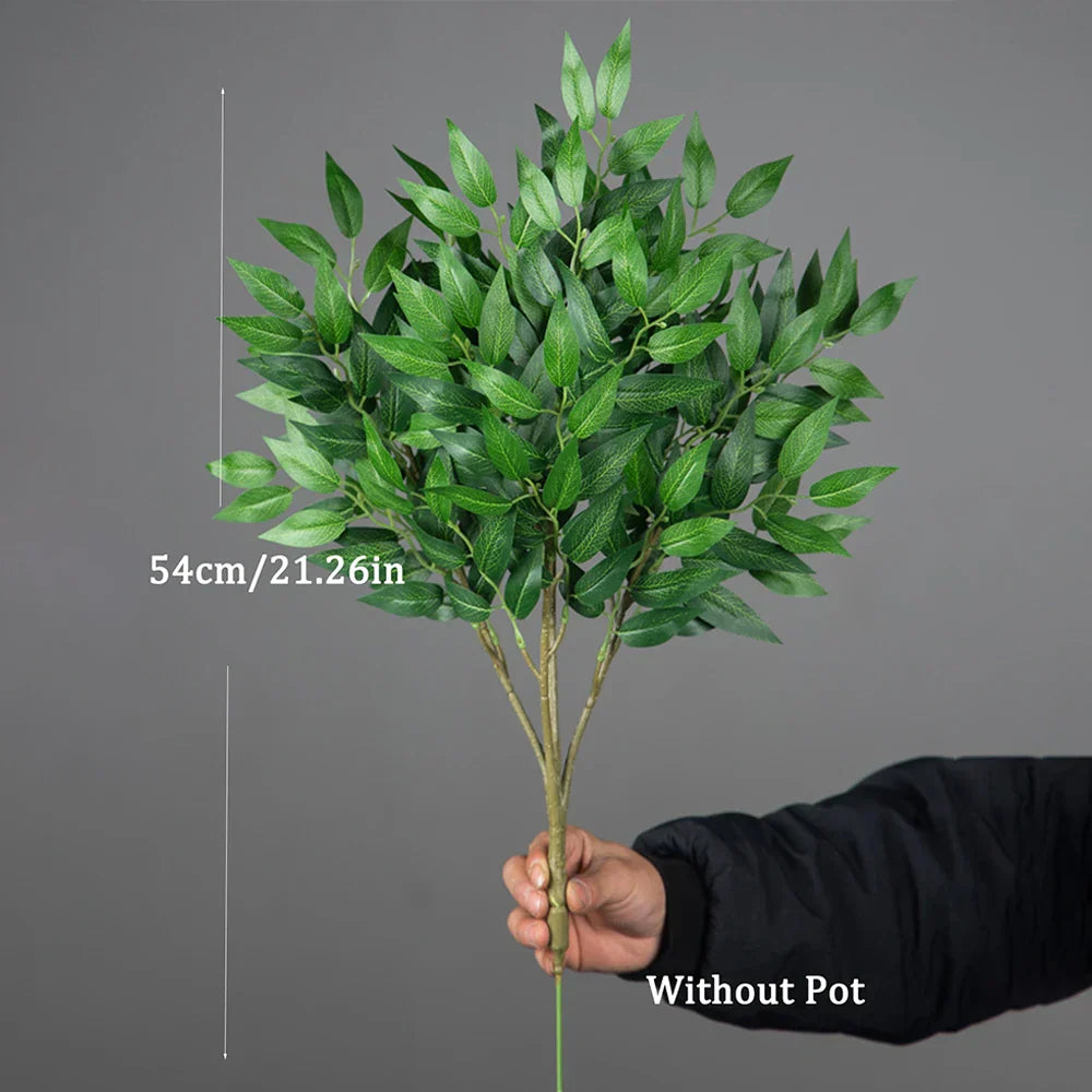 Plante Eucalyptus Artificielle | 42–64 cm | Feuilles en Soie | Décoration pour Maison, Bureau & Balcon