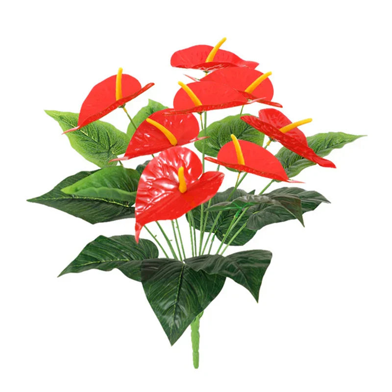 Monstéria | Feuille de Monstera artificielle | 53 cm | Décoration tropicale pour la maison et le jardin