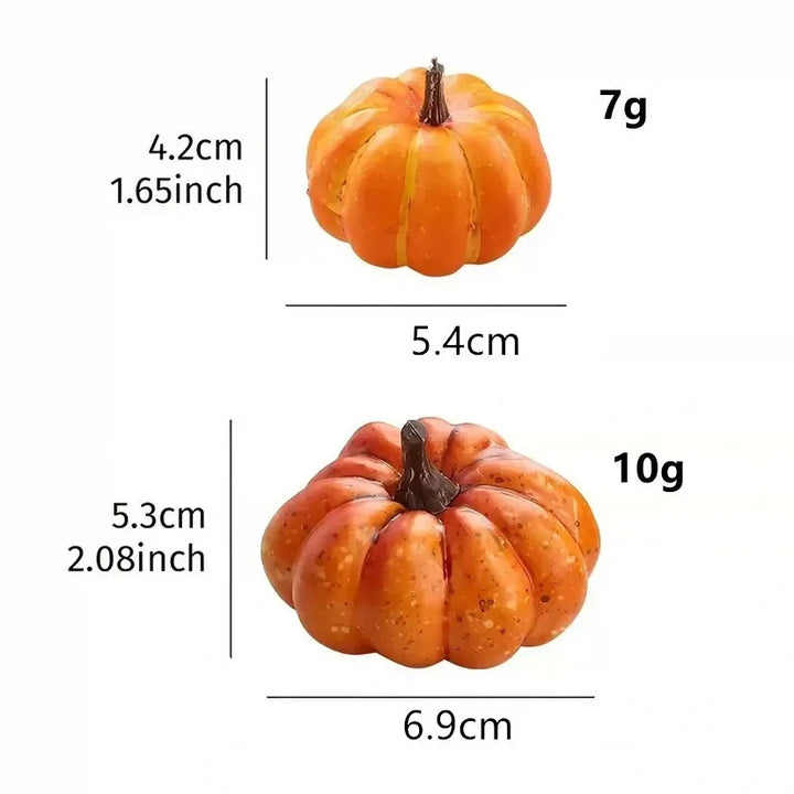HerbstZauber | Citrouilles artificielles | Halloween & Action de grâce | Ensemble déco