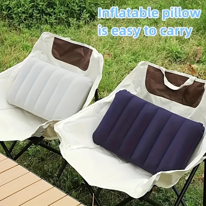 Coussin de voyage gonflable 47x30 cm | Pliable & Léger | Coussin d'air AirNest pour camping & voyages en avion