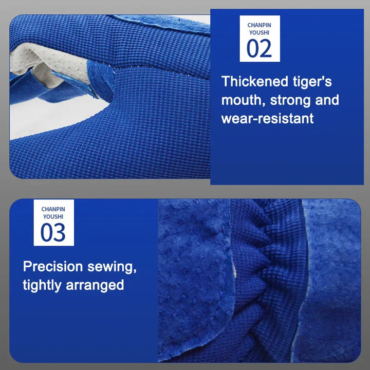 Gants de jardin ThornGuard | Protection contre les épines & Extra longs | Cuir & Revêtement en caoutchouc | Protection pour roses & buissons