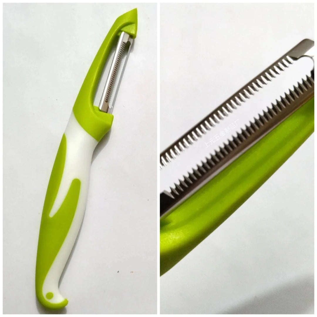 Peelino Éplucheur à légumes avec lame en acier inoxydable et poignée ergonomique | 18,3 × 2,4 cm | Pour fruits et légumes | Compatible lave-vaisselle