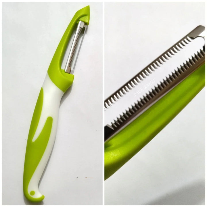 Peelino Éplucheur à légumes avec lame en acier inoxydable et poignée ergonomique | 18,3 × 2,4 cm | Pour fruits et légumes | Compatible lave-vaisselle